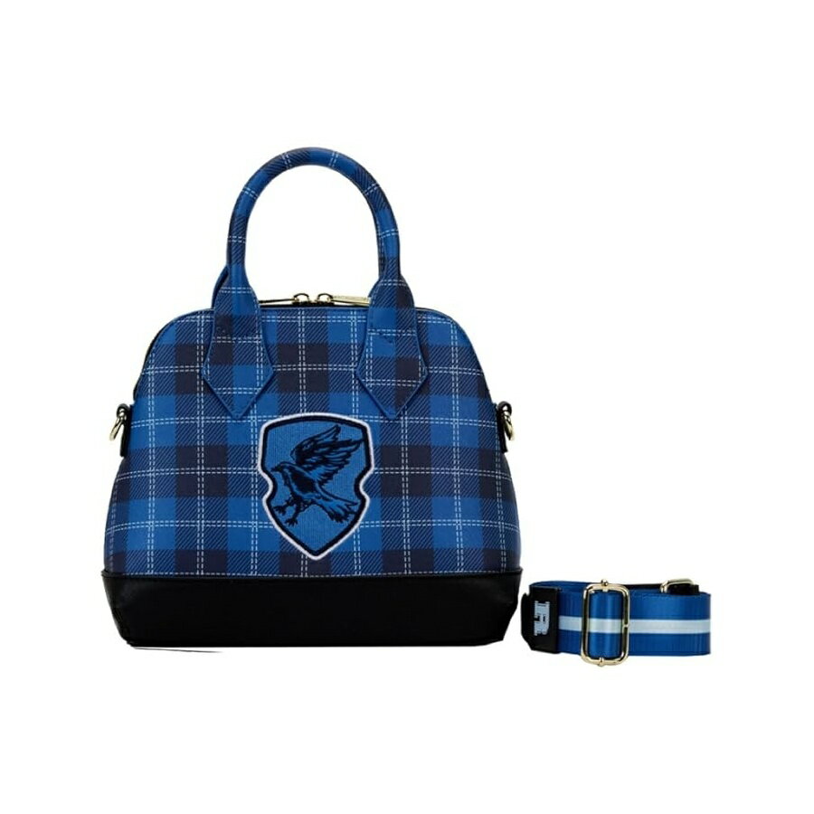 ラウンジフライ ハリー・ポッター バーシティ レイブンクロー チェック柄 クロスボディ Loungefly Harry Potter Varsity Ravenclaw Plaid Crossbody