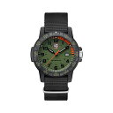 ~mbNX Luminox rv v EHb` V[^[g E~K Y jp ~^[ Luminox Mens Wrist Watch Leatherback Sea Turtle Giant 44 mm Black Green Display (XS.0337): 100 M Waterproof + Super Luminova + Carbonox Case