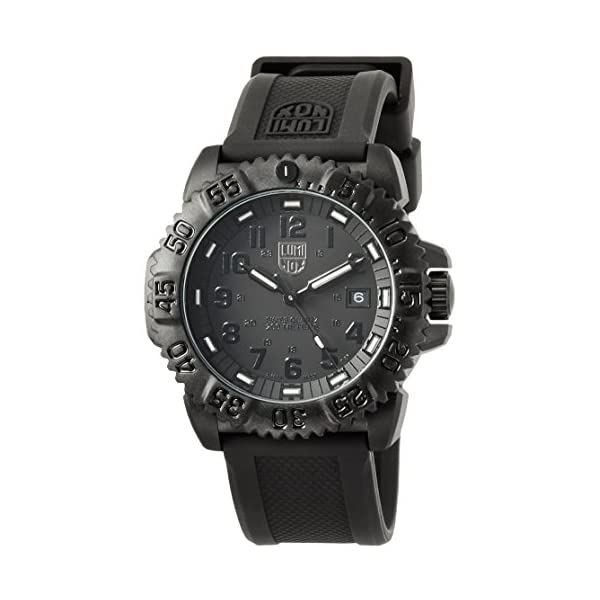 ルミノックス Luminox 腕時計 時計 ウォッチ ネイビーシールズ アメリカ海軍 特殊部隊 メンズ 男性用 ミリタリー Luminox Evo Navy Seal Blackout Mens Watch 3051.BLACKOUT