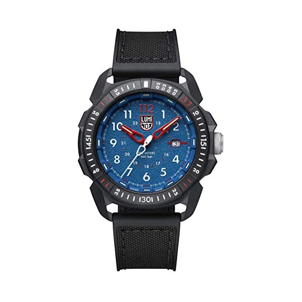 ߥΥå Luminox ӻ  å   ߥ꥿꡼ Luminox Mens Watch ICE-SAR Arctic Blue Dial 46mm (XL.1003/1000 Series): 200 Meter Water Resistant + Sapphire Crystal + Constant Night Visibility