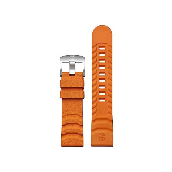 ルミノックス Luminox 腕時計 時計 ウォッチ ベアグリルス メンズ 男性用 時計バンド 時計ベルト 交換バンド 交換ベルト 替えバンド 替えベルト ラバーバンド ミリタリー Luminox Men's 3740 Bear Grylls Master Series Orange Rubber Watch Band