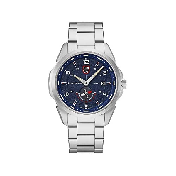 ルミノックス Luminox 腕時計 時計 ウォッチ アタカマ メンズ 男性用 ミリタリー Luminox Mens Watch Atacama Adventurer 42mm Stainless Steel Blue Display (XL.1764/1760 Land Series): Stainless Steel Band 200 m Water Resistant Sapphire Crystal