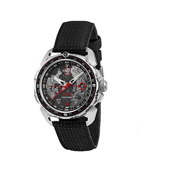 ルミノックス Luminox 腕時計 時計 ウォッチ メンズ 男性用 ミリタリー Luminox 1201 Men's Ice-SAR Arctic 1200 Series Black Dial Watch