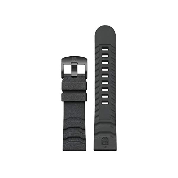ߥΥå Luminox ӻ  å ѥեåС   ץХ ץ٥ 򴹥Х 򴹥٥ ؤХ ؤ٥ СХ ߥ꥿꡼ Luminox Men's Pacific Diver Series 3120 Black Rubber Watch Band