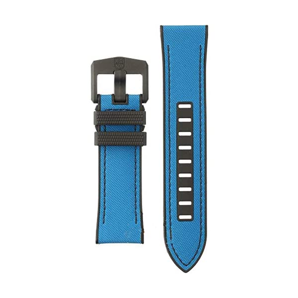 ルミノックス Luminox 腕時計 時計 ウォッチ メンズ 男性用 時計バンド 時計ベルト 交換バンド 交換ベルト 替えバンド 替えベルト ラバーバンド ミリタリー Luminox Men's 1000 ICE-SAR Series Blue Rubber Strap Stainless Steel Buckle Watch Band