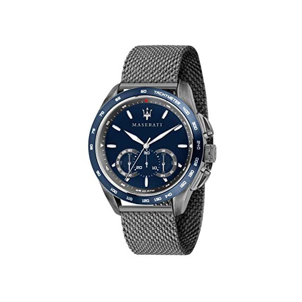 マセラティ 腕時計 R8873612009 メンズ 男性用 ウォッチ 時計 アクセサリー グッズ 納車祝い プレゼント MASERATI Men s TRAGUARDO Quartz Stainless-Steel Strap Grey 22 Casual Watch Model:…