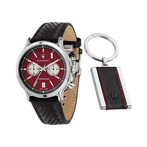 マセラティ 腕時計 R8871638002 メンズ 男性用 ウォッチ 時計 アクセサリー グッズ 納車祝い プレゼント Maserati Legend Mens Analog Quartz Watch with Leather Bracelet R8871638002