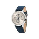 }ZeB rv R8871636004 Y jp EHb` v ANZT[ ObY [ԏj v[g MASERATI Men's Gentleman Stainless Steel Quartz Leather Calfskin Strap, Blue, 20 Casual Watch (Model: R8871636004)