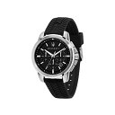 }ZeB rv R8871621014 Y jp EHb` v ANZT[ ObY [ԏj v[g Maserati Men's Successo R8871621014 Black Silicone Quartz Fashion Watch