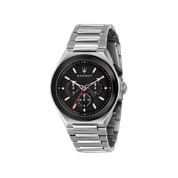 �ޥ���ƥ� �ӻ��� R8873639002 �����å� ���� ���������꡼ ���å� Ǽ�ֽˤ� �ץ쥼��� Maserati R8873639002 Silver Steel 316 L Analog Quartz Man Watch