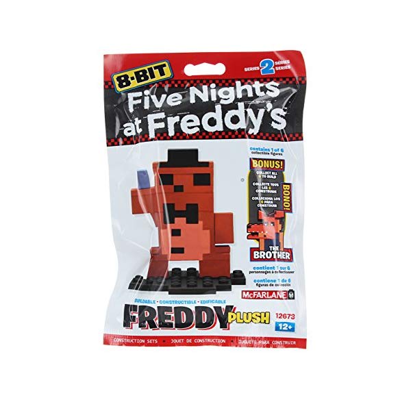 Rakuten - マクファーレン トイズ ファイブナイツ アット フレディーズ フィギュア 人形 ダイキャスト McFarlane Toys 14673-0 Five Nights At Freddy's 8-Bit Buildable Figures Building Kit