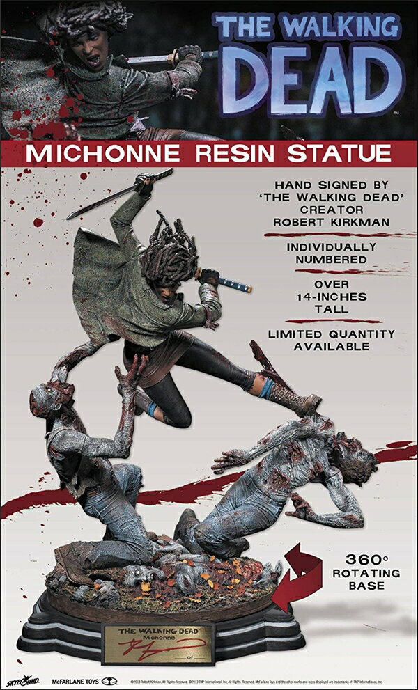 マクファーレン トイズ ウォーキングデッド アクションフィギュア ダイキャスト McFarlane Toys The Walking Dead Michonne Statue (Limited Edition)