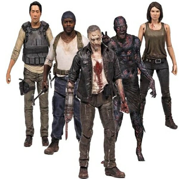 楽天i-selectionマクファーレン トイズ ウォーキングデッド アクションフィギュア ダイキャスト MCFARLANE The Walking Dead TV Series 5 Set of 5 Action Figures