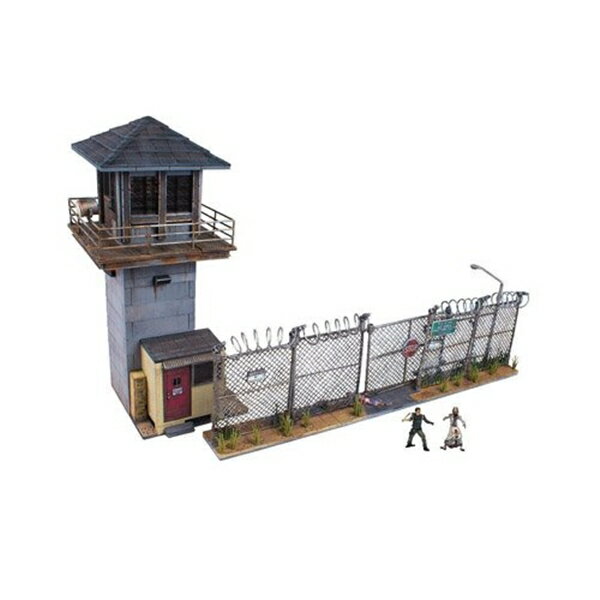 マクファーレン トイズ ウォーキングデッド アクションフィギュア ダイキャスト McFarlane Toys Building Sets -The Walking Dead TV Prison Tower & Gate Building Set