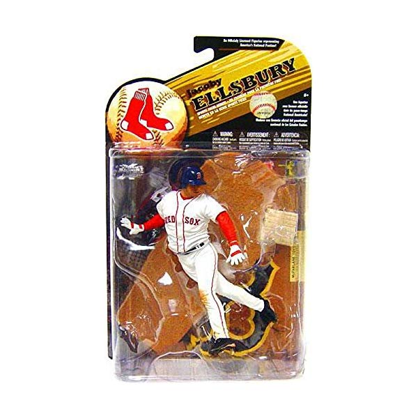 マクファーレン トイズ MLB メジャーリーグ ベースボール 大リーグ アクション フィギュア ダイキャスト McFarlane Toys MLB Sports Picks Series 25 (2009 Wave 2) Action Figure Jacoby Ellsbury (Boston Red Sox) White Jersey