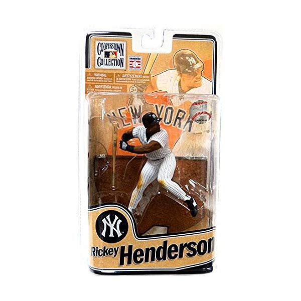 マクファーレン トイズ MLB メジャーリーグ ベースボール 大リーグ アクション フィギュア ダイキャスト MLB Cooperstown Series 8 Rickey Henderson Yankees Figure