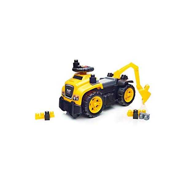 メガブロック 乗用玩具 乗物 ブロック おもちゃ 知育玩具 お誕生日プレゼント Mega Bloks Ride On Caterpillar with Excavator