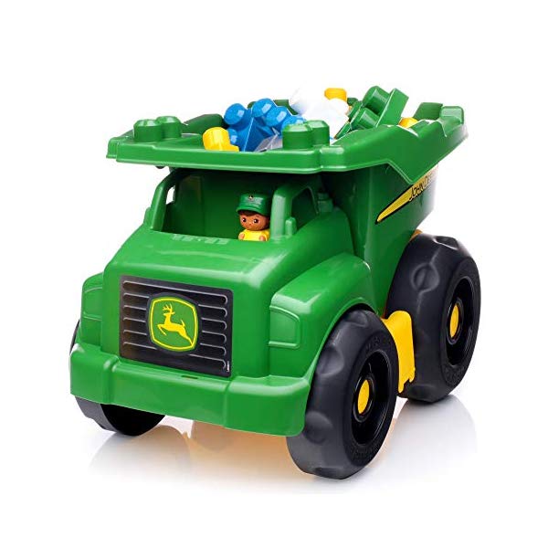 メガブロック ブロック おもちゃ 知育玩具 お誕生日プレゼント Mega Bloks John Deere Dump Truck