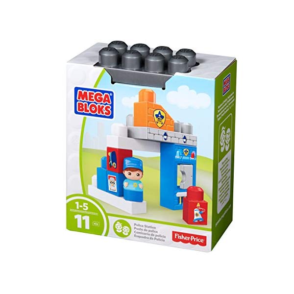 메가 블록 블록 장난감 교육 장난감 생일 선물 Mega Bloks Police Officer Block Buddy Building Kit