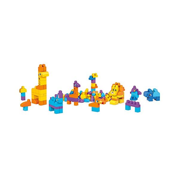 メガブロック ブロック おもちゃ 知育玩具 お誕生日プレゼント Mega Bloks Safari Friends Building Set (150 Piece)