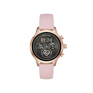 マイケルコース 時計 スマートウォッチ 腕時計 レディース 女性用 MKT5048 Michael Kors Women’s Access Runway Stainless Steel Silicone Smart Watch, Color: Rose gold-tone (Model: MKT5048)