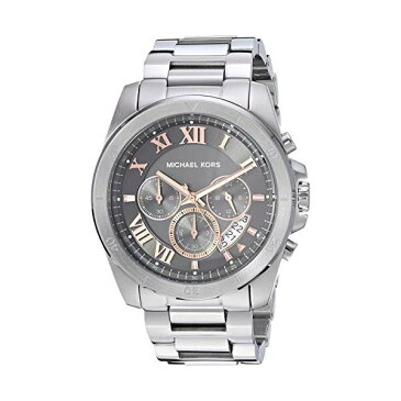 マイケルコース 腕時計 Michael Kors MK8609 ウォッチ メンズ 男性用 Michael Kors Men's Brecken Analog-Quartz Watch with Stainless-Steel Strap, Silver, 23.5 (Model: MK8609)