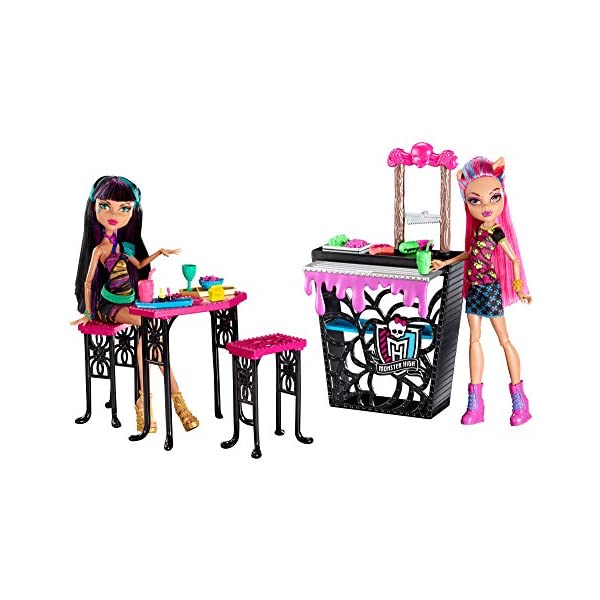 モンスターハイ クレオ・デ・ナイル ドール 人形 フィギュア 着せ替え おもちゃ グッズ Monster High Creepteria with Cleo de Nile and Howleen Wolf Doll