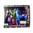 X^[nC h[ l` tBMA ւ  ObY Monster High - Headless Headmistress Bloodgood Doll and Nightmare Horse Set