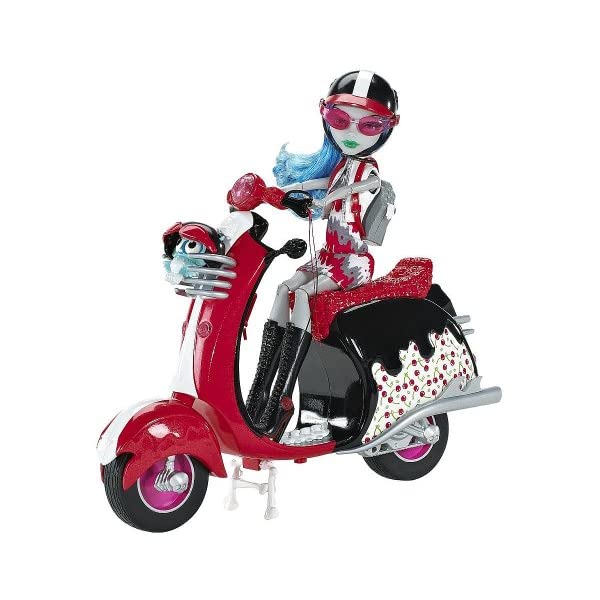 モンスターハイ グーリア イェルプス ドール 人形 フィギュア 着せ替え おもちゃ グッズ Monster High Exclusive Ghoulia Yelps Scooter and Doll Set 1