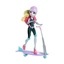 モンスターハイ ラグーナ ブルー ドール 人形 フィギュア 着せ替え おもちゃ グッズ Monster High Surf-To-Turf Scooter Ve...