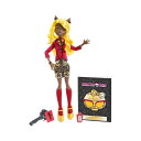 X^[nC h[ l` tBMA ւ  ObY Monster High Frights, Camera, Action! Clawdia Wolf Doll