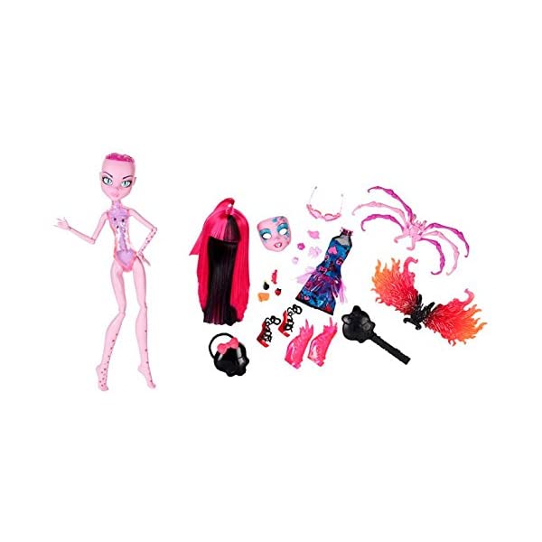 X^[nC h[ l` tBMA ւ  ObY Monster High Inner Monster Fearfully Feisty 'n Mad Love Doll