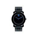 o[h MOVADO rv EHb` v Y jp {[h hbg Movado Men's BOLD TR90 Watch with a Sunray Dot Black Dial Black/Blue (Model 3600099)