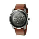 o[h MOVADO rv EHb` v Y jp XeX X`[ Movado Men's Swiss Quartz Stainless Steel and Brown Leather Casual Watch (Model: 3600367)