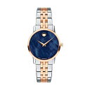 o[h MOVADO rv EHb` v fB[X p ~[WA NVbN Movado Museum Classic Blue Mother of Pearl Dial Two-Tone Ladies Watch 0607268