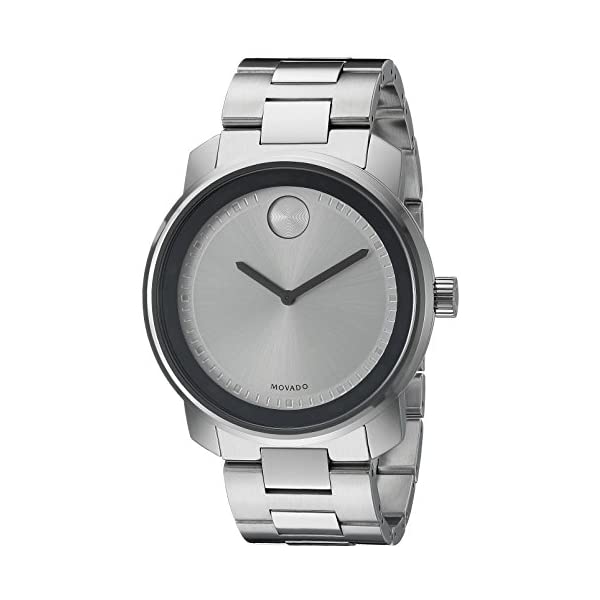 o[h MOVADO rv EHb` v Y jp AiO Movado Men's 3600257 Analog Display Quartz Silver Watch