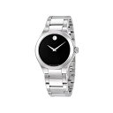 o[h MOVADO rv EHb` v Y jp XeX X`[ Movado Defio Black Dial Stainless Steel Men's Watch 0606333