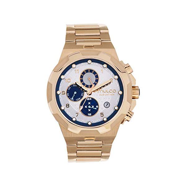 マルコ 腕時計 MULCO MW3-17203 ユニセックス 男女兼用 ウォッチ Mulco Unisex Elevation Watch with Stainless Steel 44mm Case with Quartz Chronograph Movement and Stainless Steel or Silicone Band