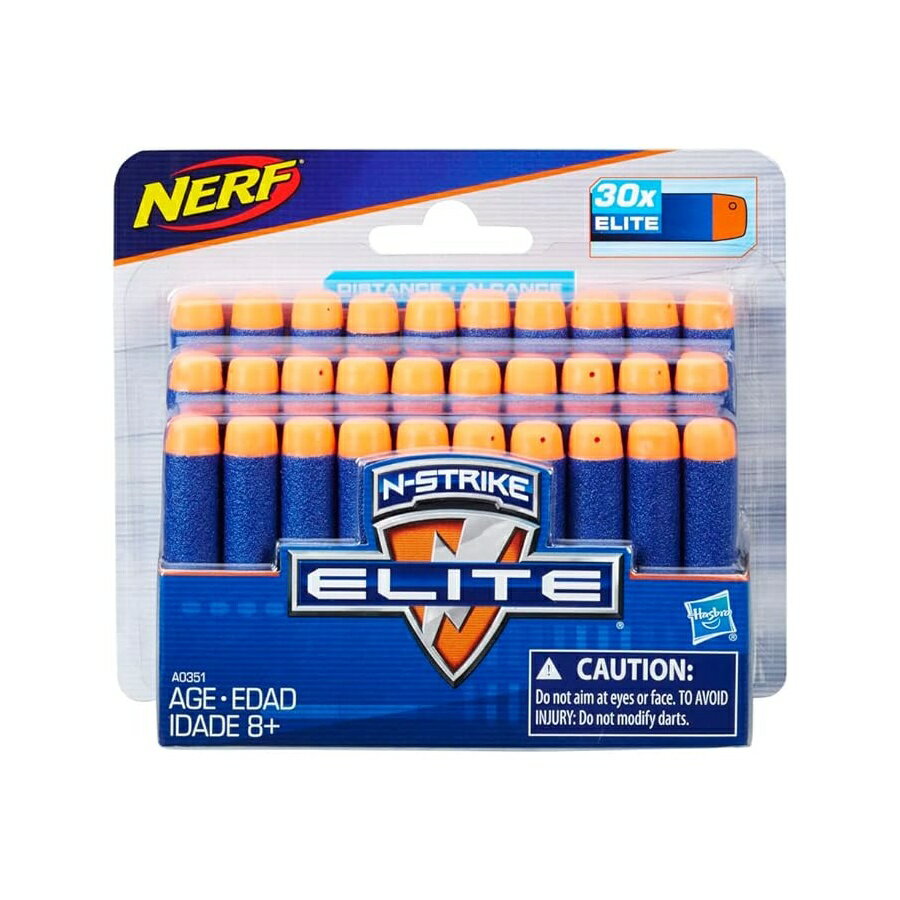 ナーフダーツ 30 パックリフィル エリートブラスター用 公式 N-ストライクエリートダーツ 子供 ティーン 大人用 ブルー Nerf Darts 30 Pack Refill For Elite Blasters Official N-Strike Elite Darts For Kids, Teens, Adults , Blue