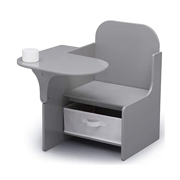 åǥ 㥤ɥǥ å ǥå Ҷ ٶ Ҷ ؽ  ´  ץ쥼 ؽ Delta Children MySize Chair Desk with Storage Bin, Grey