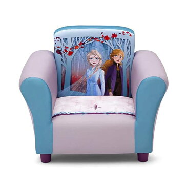 アナと雪の女王2 エルサ ディズニー キッズチェア ソファ ローチェア 子供椅子 キッズソファ 入学祝 入園祝 卒園祝 お誕生日 プレゼント 自宅学習 Delta Children Upholstered Chair, Disney Frozen II