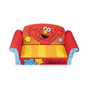 ZT~Xg[g G LbY`FA \t@ [`FA q֎q LbY\t@ wj j j a v[g wK Marshmallow Furniture, Children's 2-in-1 Flip Open Foam Sofa, Sesame StreetfS Elmo, by Spin Master, Multicolor