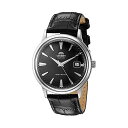 IGg rv or[m I[g}`bN  ORIENT FAC00004B0 v EHb` Orient '2nd Gen Bambino Version I' Japanese Automatic Stainless Steel and Leather Dress Watch