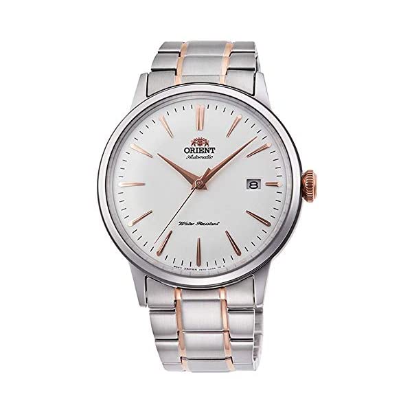 オリエント 腕時計 バンビーノ クラシック メカニカル ORIENT RA-AC0004S10B 時計 ウォッチ Orient Classic Mechanical Bambino 2 Tone Rose Gold Dress Watch RA-AC0004S