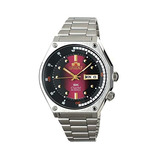 ꥨ ӻ ݡ  ȥޥå ư ORIENT RA-AA0B02R  å ORIENT Sports SK Retro 70's Automatic Steel Watch with Red Dial RA-AA0B02R