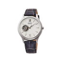 IGg rv GKgRNV I[vn[g fB[X p ORIENT RA-AG0025S v EHb` Orient Ladies Elegant Collection Open Heart Grey Leather Watch RA-AG0025S