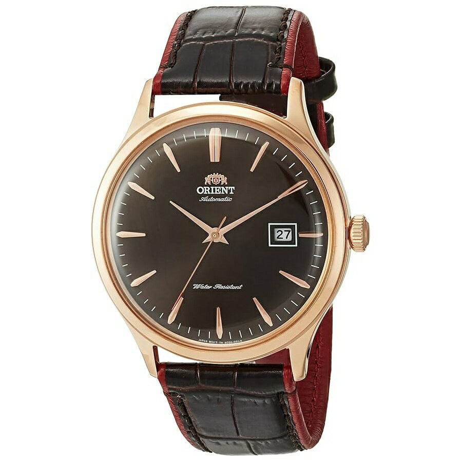 TISSOT - オリエント「AC08 V4」日本製自動巻き 手巻きステンレススチールとレザーのドレスウォッチ Orient 'AC08 V4' Japanese Automatic Hand Winding Stainless Steel and Leather Dress Watch