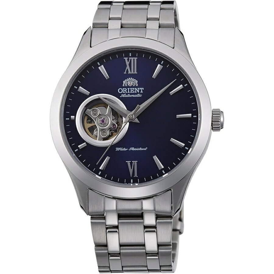 他の オリエント はこちら Orient Casual Watch FAG03001D0, Blue, Casualオリエント カジュアル ウォッチ FAG03001D0、ブルー、カジュアル発送までの目安5〜15日　営業日以内に発送※12月、連休等は物流が混雑し、遅延する場合がございます。予めご了承ください。 商　品　情　報 メーカー Orient 商品名（英語） Orient Casual Watch FAG03001D0, Blue, Casual 商品名（翻訳） オリエント カジュアル ウォッチ FAG03001D0、ブルー、カジュアル 商品詳細 ・両方の長所を生かしたもの。時計製造の品質とモダンなデザインを体現するオリエント コンテンポラリー コレクションの時計は、特別な瞬間のための優雅さと日常生活のための多用途性を提供します。・オープン ハートは、オリエントの有名なスケルトンまたは「オープン ハート」ダイヤルです。・39 mm シルバー グレー ステンレススチールのラウンド ケース、ミネラル ガラス、クリア ケースバックを備えたカジュアルなメンズ ウォッチです。フォールディングクラスプ付きのステンレススチールブレスレット。ブルーダイヤル・3ボール表示の機械式ムーブメント、キャリバーF6T22。 22石を搭載し、日差精度は+25/-15、手巻きと自動巻きを備えています。・5気圧防水（水泳には適しません） ※メーカーより頂いた商品説明を翻訳しております。翻訳による差異はご了承ください。 ◆ 様々なギフトシーンにぴったりの商品を豊富に取り揃えております ◆ プレゼント　ギフト　クリスマス　母の日　父の日　記念日　誕生日　お誕生日　誕生日プレゼント　敬老の日　記念品　結婚記念日　メモリアルギフト　お祝い　出産祝い　結婚式　結婚祝い　御祝　披露宴　引き出物　引出物　ウェディングギフト　ブライダルギフト　景品　賞品　コンペ景品　ゴルフコンペ　粗品　お中元　御中元　お歳暮　御歳暮　残暑見舞い　引越し　引っ越し祝い　引越し祝い　贈答品　入園祝い　入学祝い　卒業祝い　成人式　就職祝い　昇進祝い　定年退職記念　還暦祝い　卒業記念品　内祝　お返し　お礼　御礼　お祝い返し