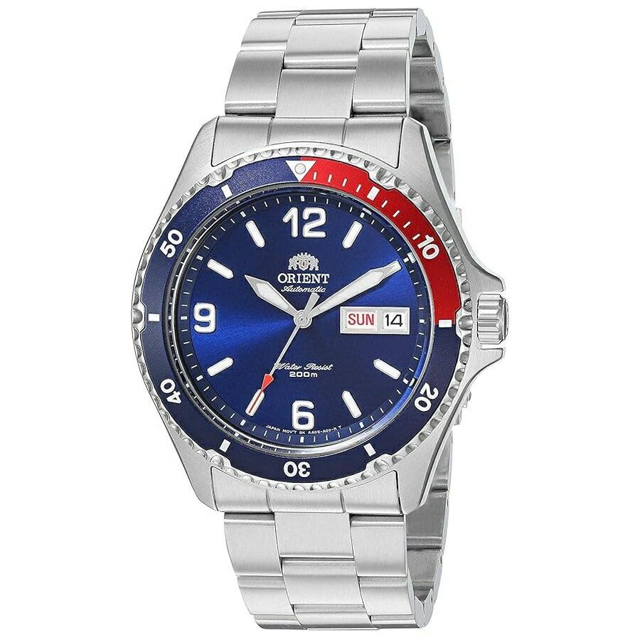 TISSOT - オリエント 自動巻き 手巻きムーブメント ミネラルクリスタル ケース径 41.5 mm 200m防水 ダイバースタイルウォッチ Orient Mako II Automatic Hand-Winding Movement Mineral Crystal 41.5 mm Case Diameter 200 m Water Resistance Diver Style