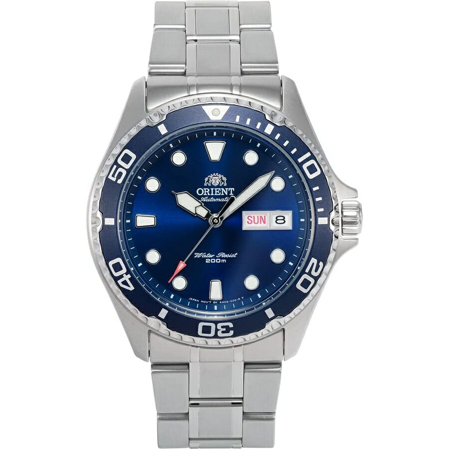 Rakuten - オリエント AA02 ダイバー 自動巻き 手巻きムーブメント 41.5mm ステンレススチールケース スポーツウォッチ Orient AA02 Diver Automatic Hand-Winding Movement 41.5mm Stainless Steel Case Sports Watch
